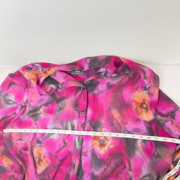 Southern Lady| 2XLarge| Button up| Semi Sheer| 3/4 sleeve - Picture 4 of 17